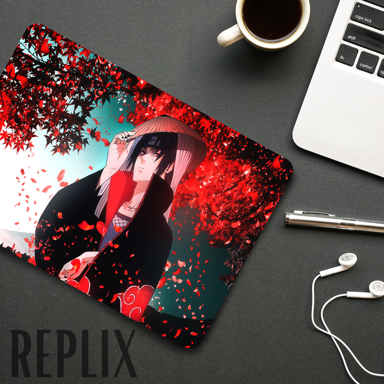 Replix Anime Mouse Pad (9 inch x 7 inch) - Itachi 10 Printed Mousepad Mousepad