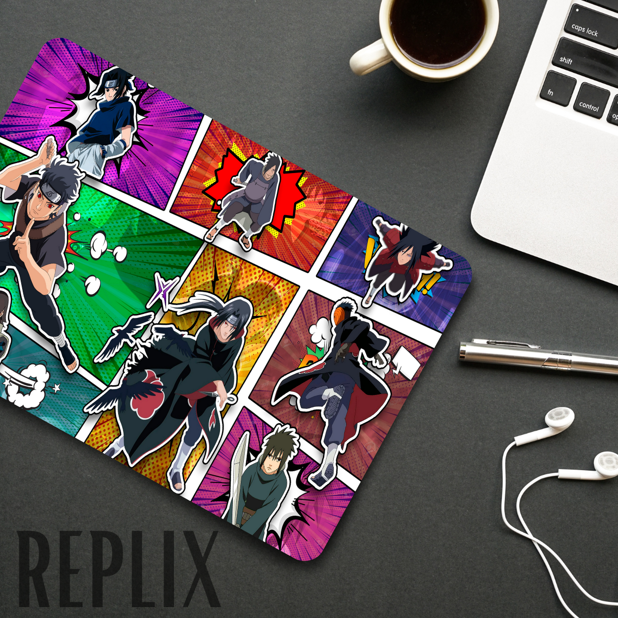 Replix Anime Mouse Pad (9 inch x 7 inch) - Naruto 13 Printed Mousepad Mousepad