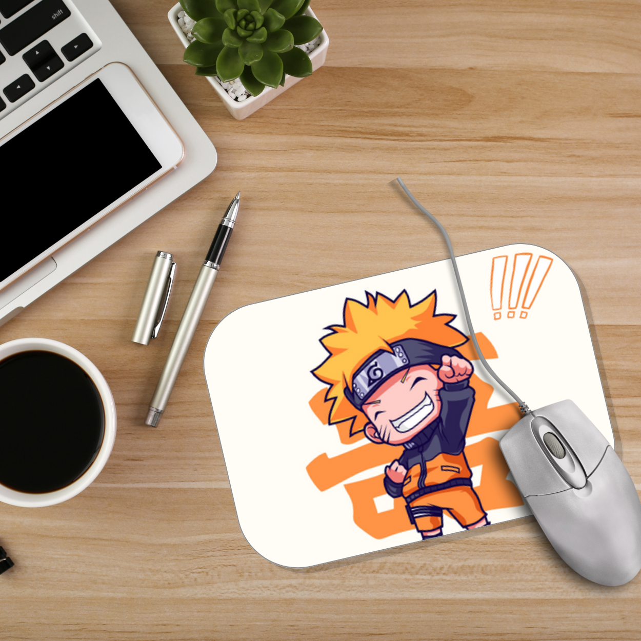 Replix Anime Mouse Pad (9 inch x 7 inch) - Little Naruto Printed Mousepad