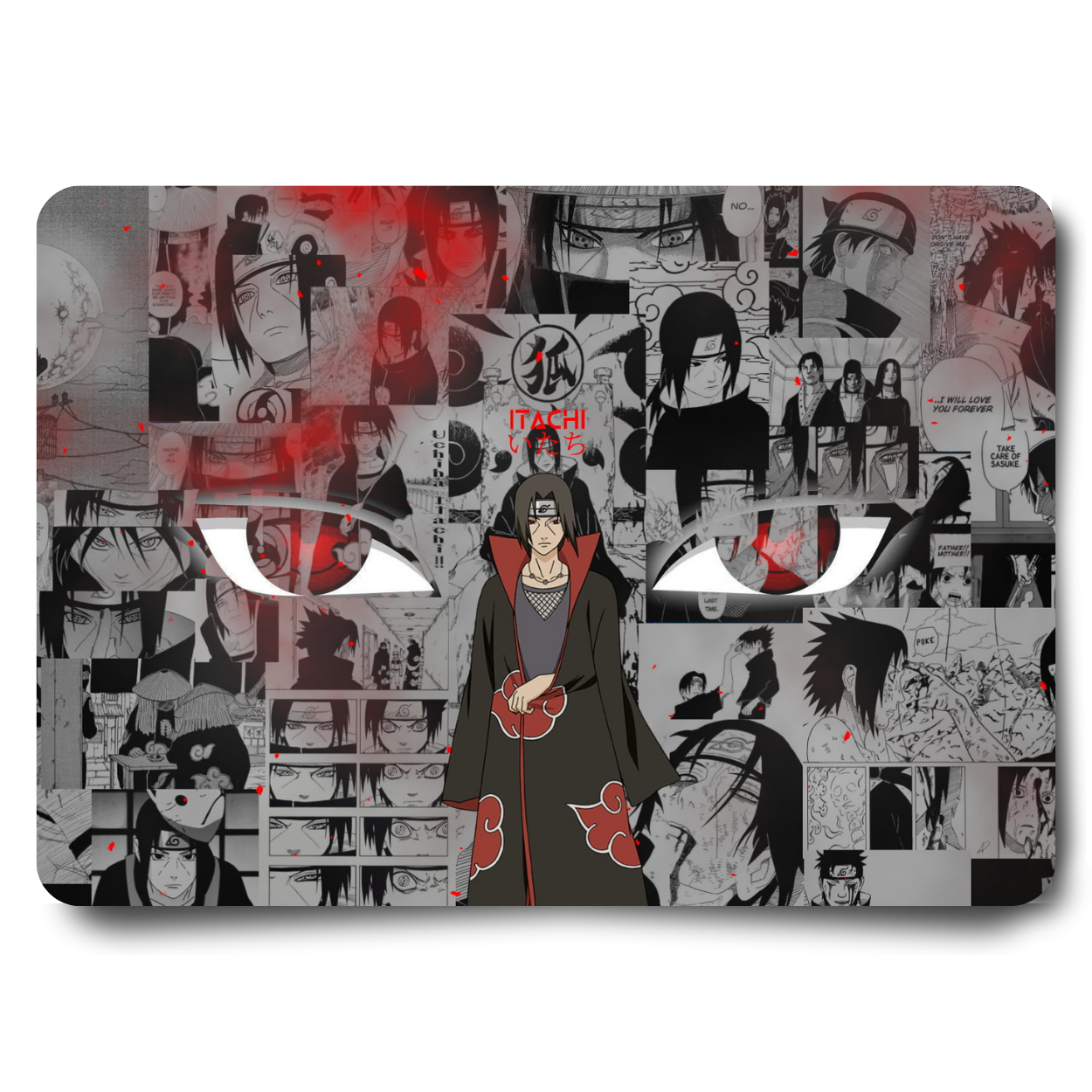 Replix Anime Mouse Pad (9 inch x 7 inch) - Itachi 5 Printed Mousepad Mousepad