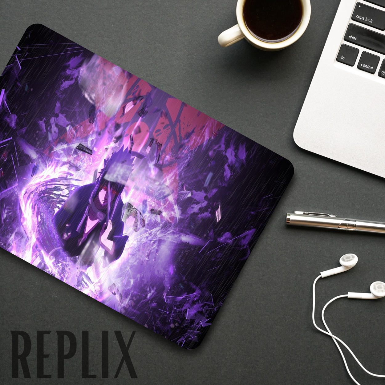 Replix Anime Mouse Pad (9 inch x 7 inch) - Sasuke 5 Printed Mousepad Mousepad