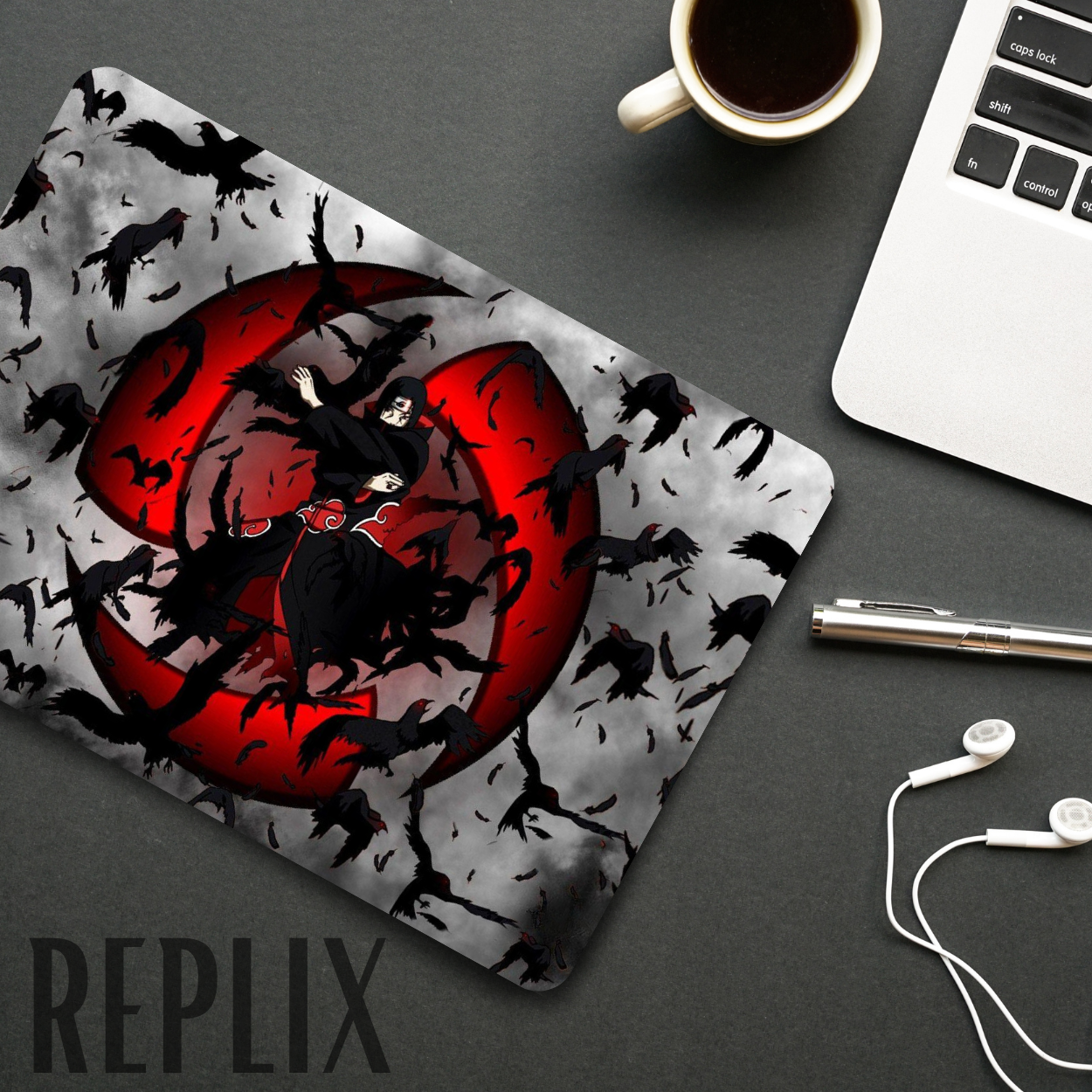 Replix Anime Mouse Pad (9 inch x 7 inch) - Itachi 4 Printed Mousepad Mousepad