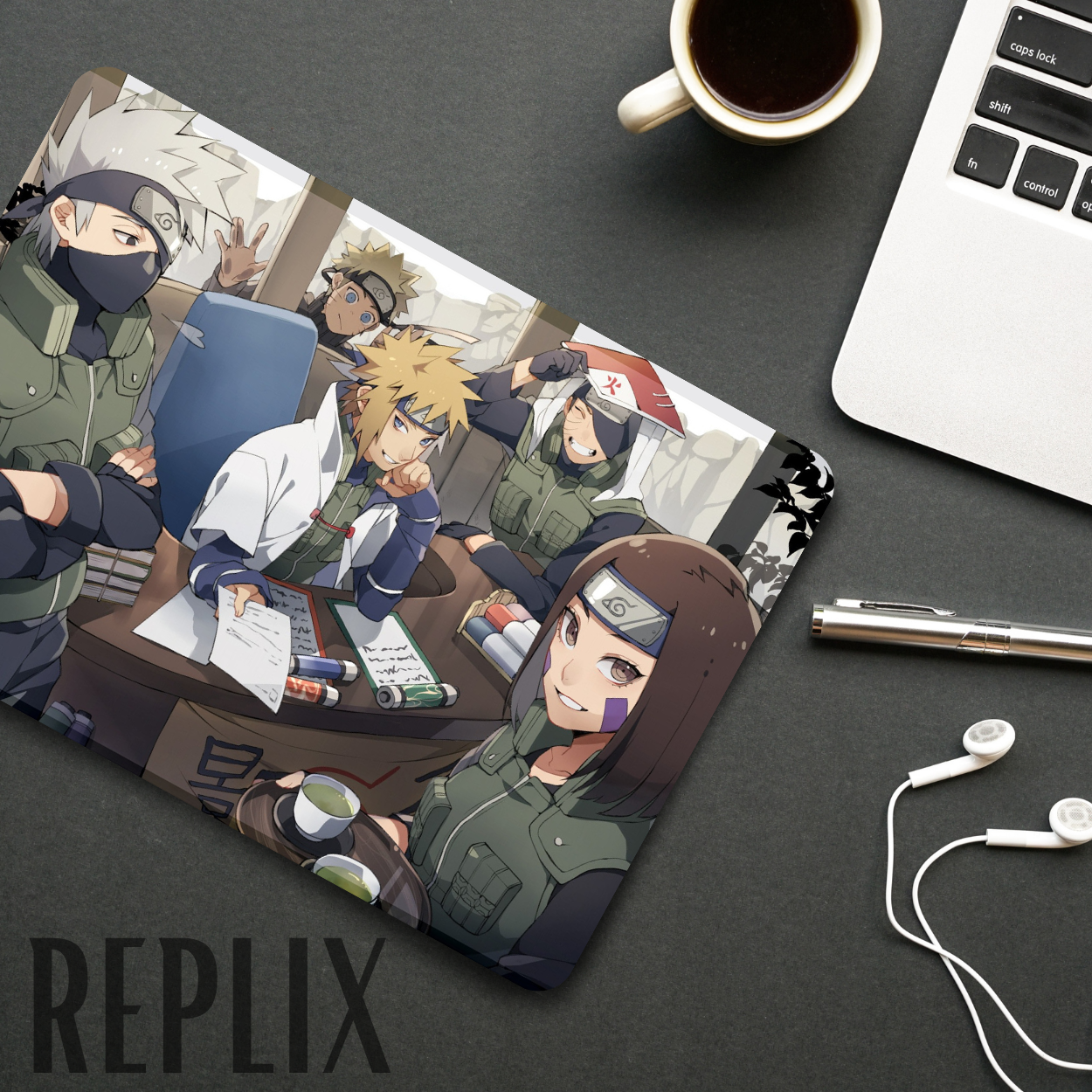 Replix Anime Mouse Pad (9 inch x 7 inch) - Naruto Team Printed Mousepad Mousepad