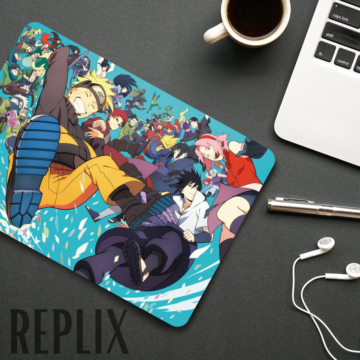 Replix Anime Mouse Pad (9 inch x 7 inch) - Naruto 3 Printed Mousepad Mousepad