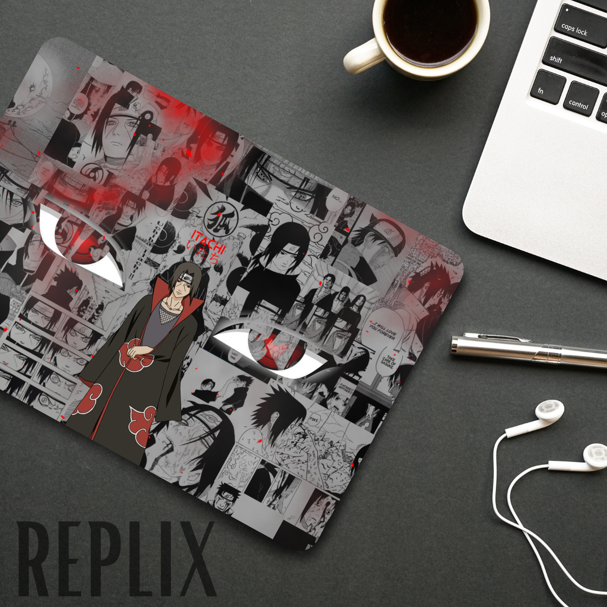 Replix Anime Mouse Pad (9 inch x 7 inch) - Itachi 5 Printed Mousepad Mousepad