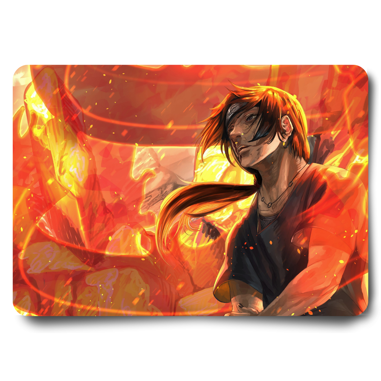 Replix Anime Mouse Pad (9 inch x 7 inch) - Itachi 6 Printed Mousepad Mousepad