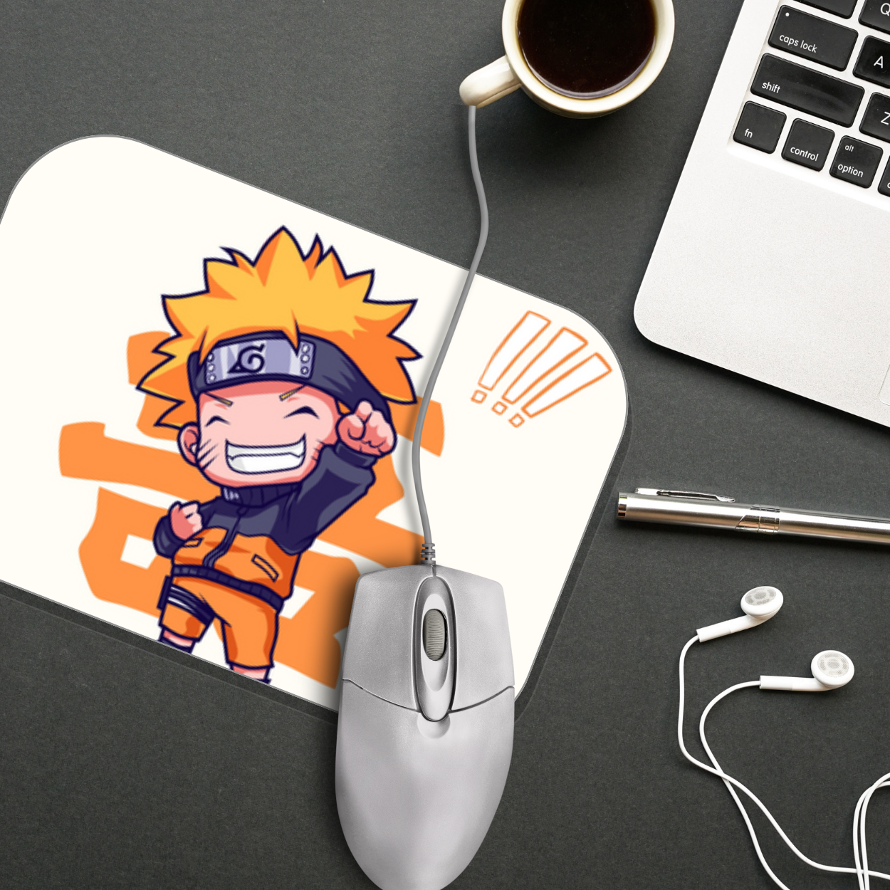 Replix Anime Mouse Pad (9 inch x 7 inch) - Little Naruto Printed Mousepad