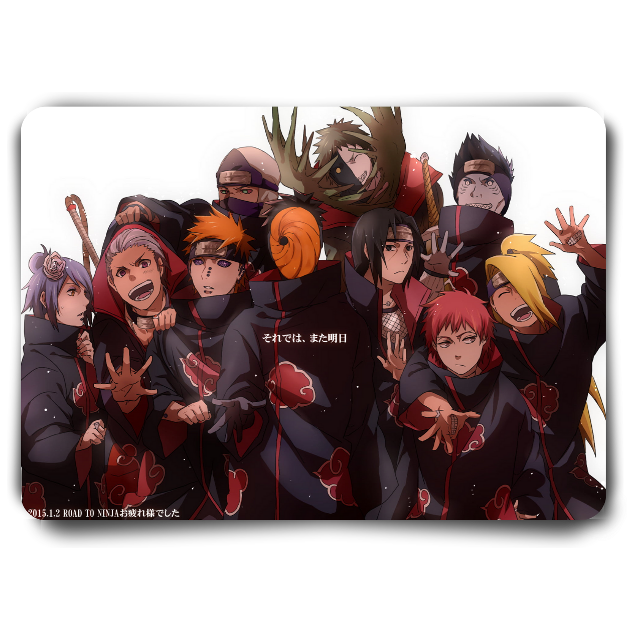 Replix Anime Mouse Pad (9 inch x 7 inch) - Akatsuki 1 Printed Mousepad