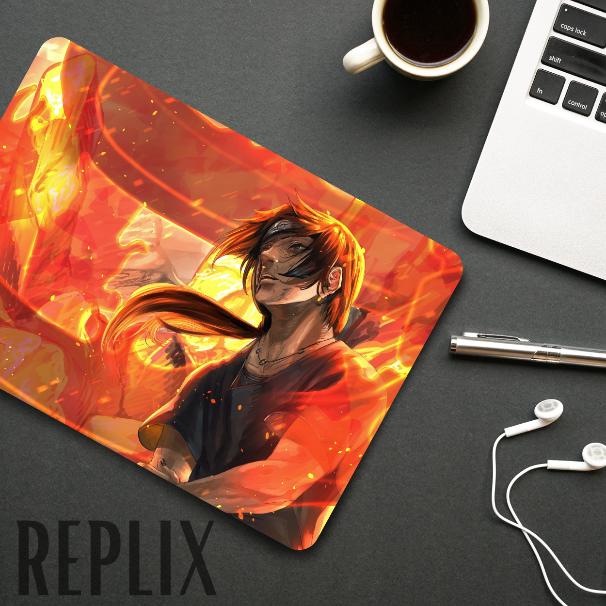 Replix Anime Mouse Pad (9 inch x 7 inch) - Itachi 6 Printed Mousepad Mousepad