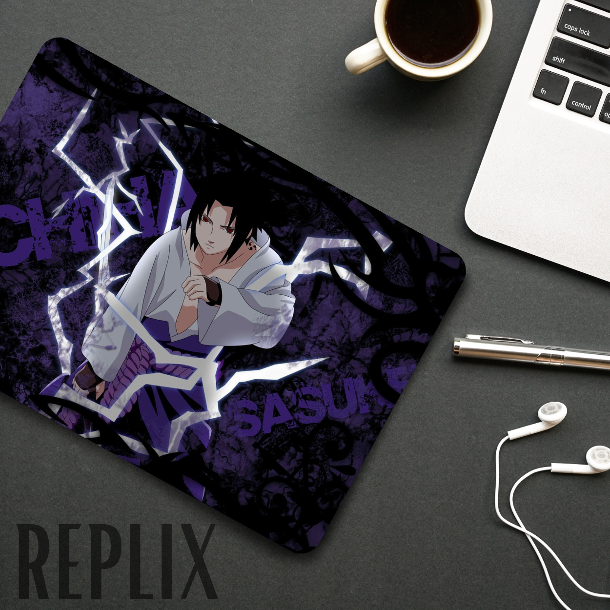 Replix Anime Mouse Pad (9 inch x 7 inch) - Sasuke 1 Printed Mousepad Mousepad