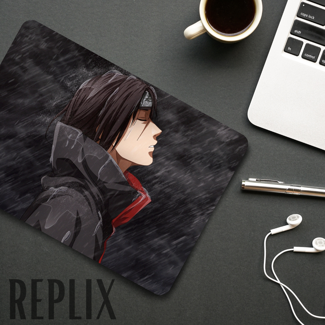 Replix Anime Mouse Pad (9 inch x 7 inch) - Itachi 7 Printed Mousepad Mousepad