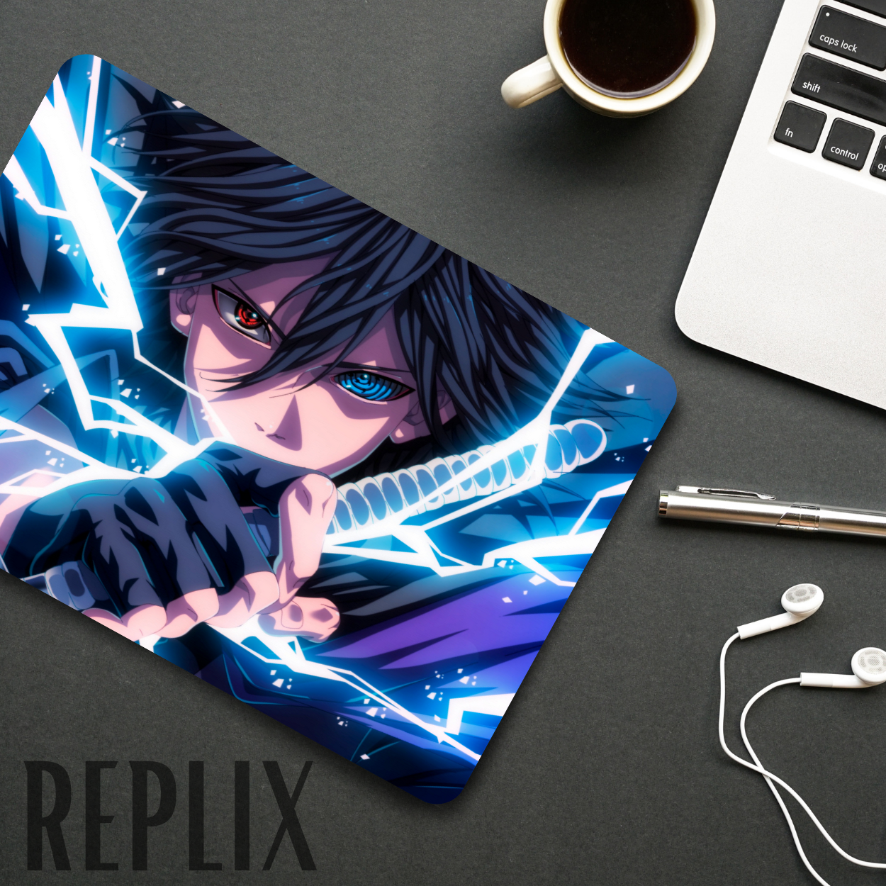 Replix Anime Mouse Pad (9 inch x 7 inch) - Sasuke 3 Printed Mousepad Mousepad