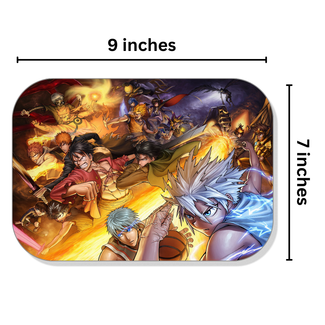 Replix Anime Mouse Pad (9 inch x 7 inch) - Anime Mix Printed Mousepad Mousepad