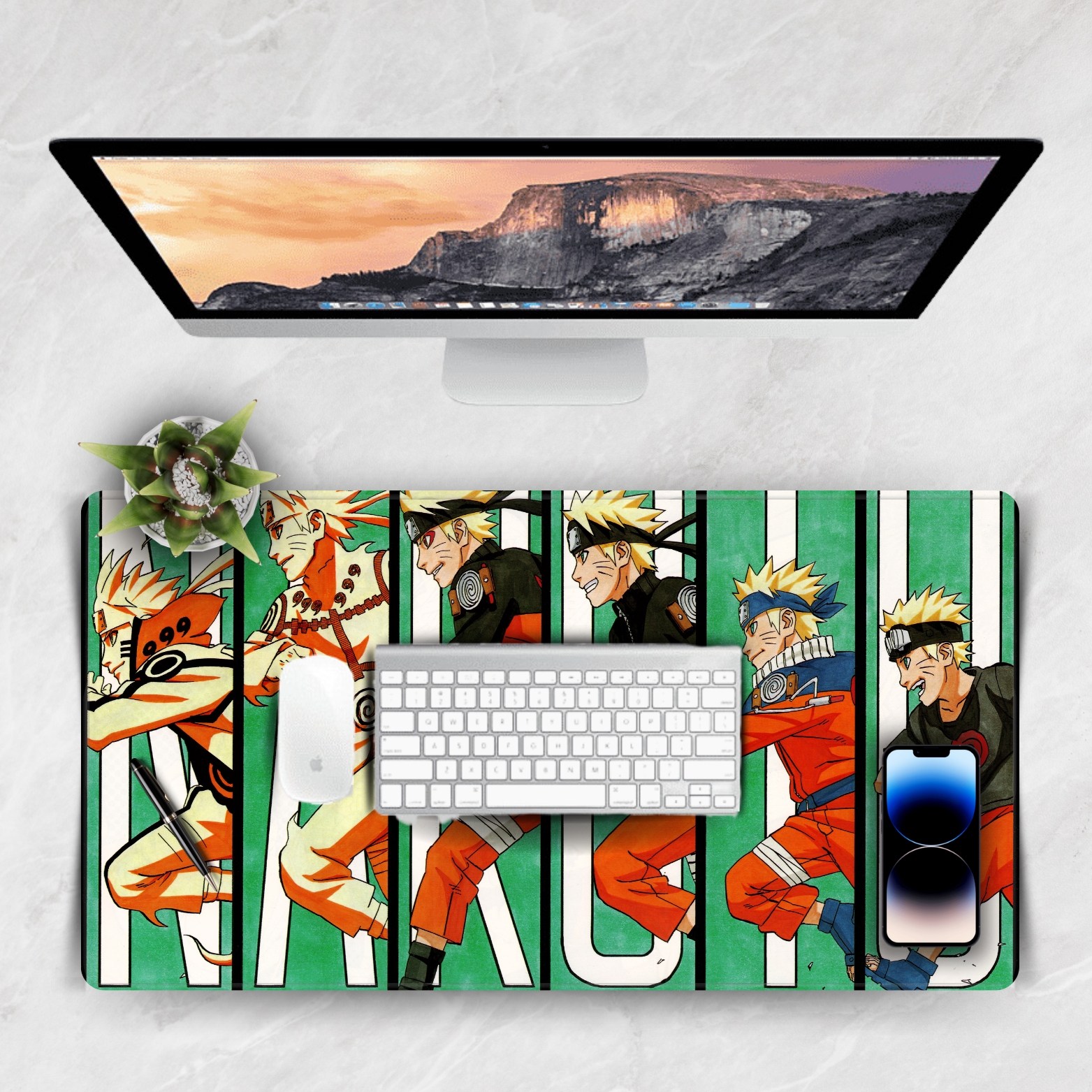 Replix Large Naruto Anime Printed Mousepad with Smooth Mouse Control Mouse Pad for Laptop Mousepad