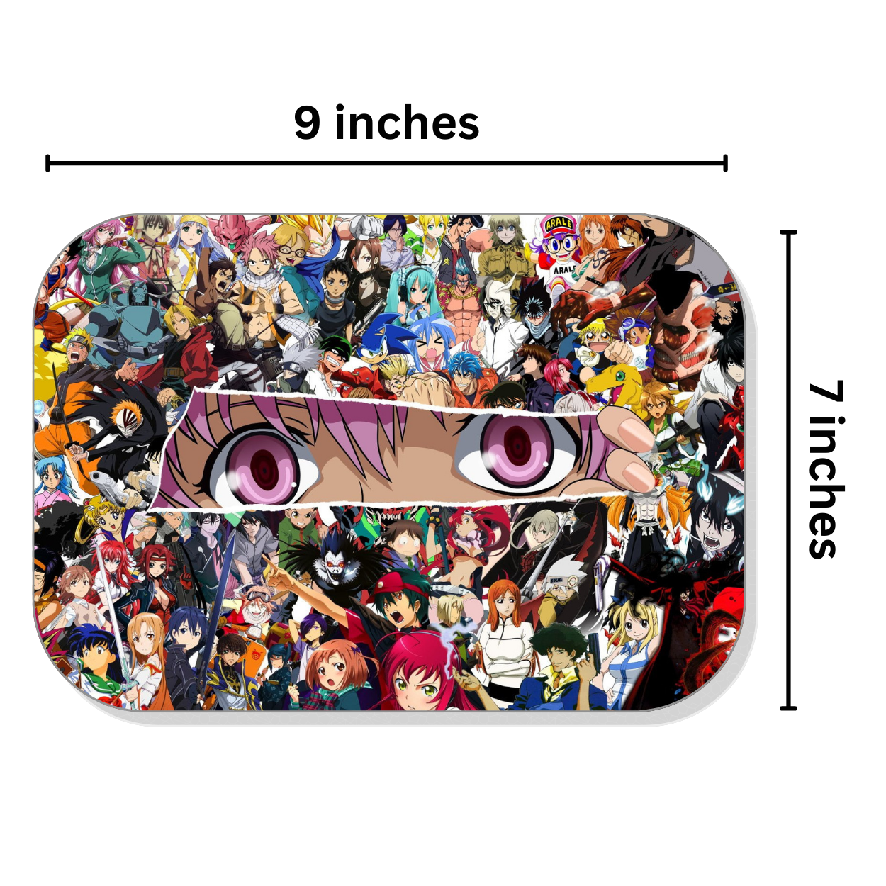 Replix Anime Mouse Pad (9 inch x 7 inch) - Eyes Printed Mousepad Mousepad