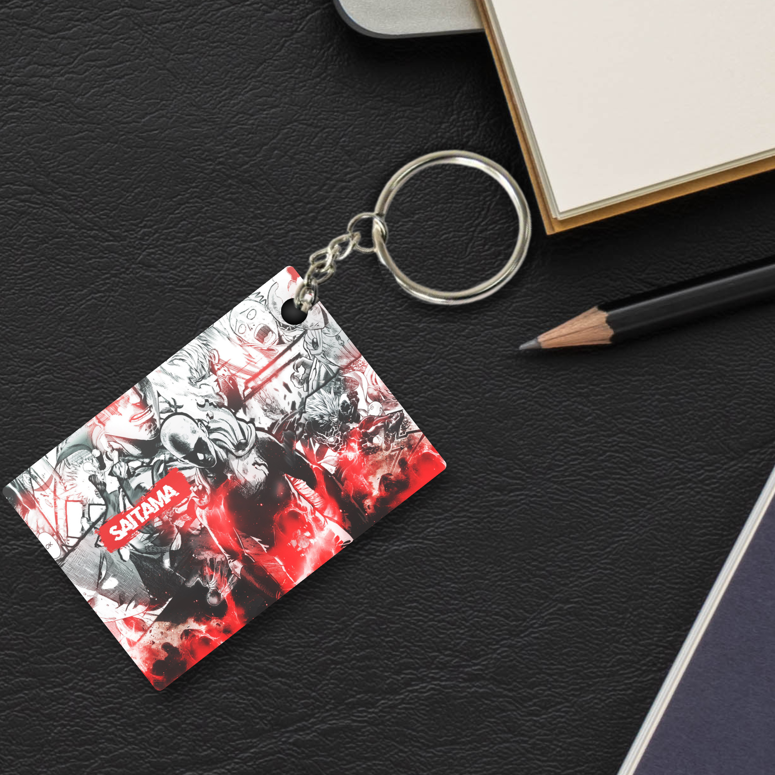 Replix Premium (Pack Of 4) Anime Printed Keychain For Bike, Scooty, Car, Acrylic Keyholder (Naruto 8)