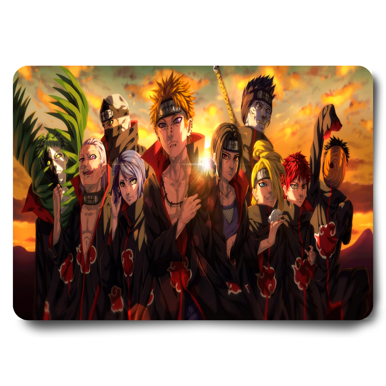 Replix Anime Mouse Pad (9 inch x 7 inch) - Akatsuki 6 Printed Mousepad Mousepad