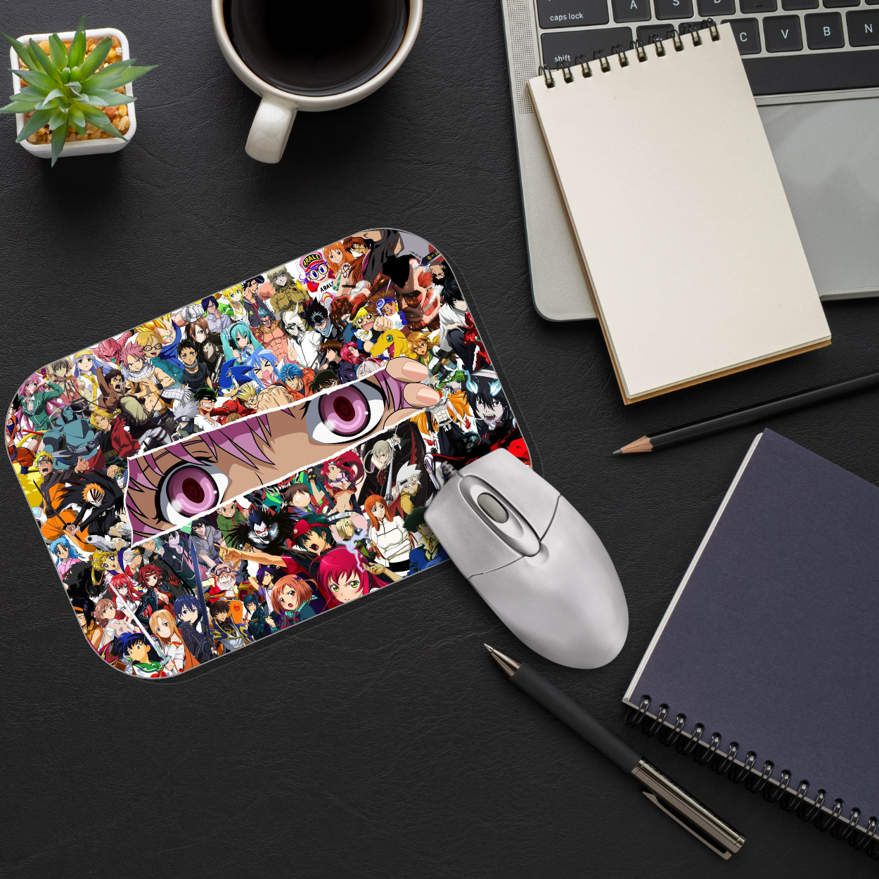 Replix Anime Mouse Pad (9 inch x 7 inch) - Eyes Printed Mousepad Mousepad