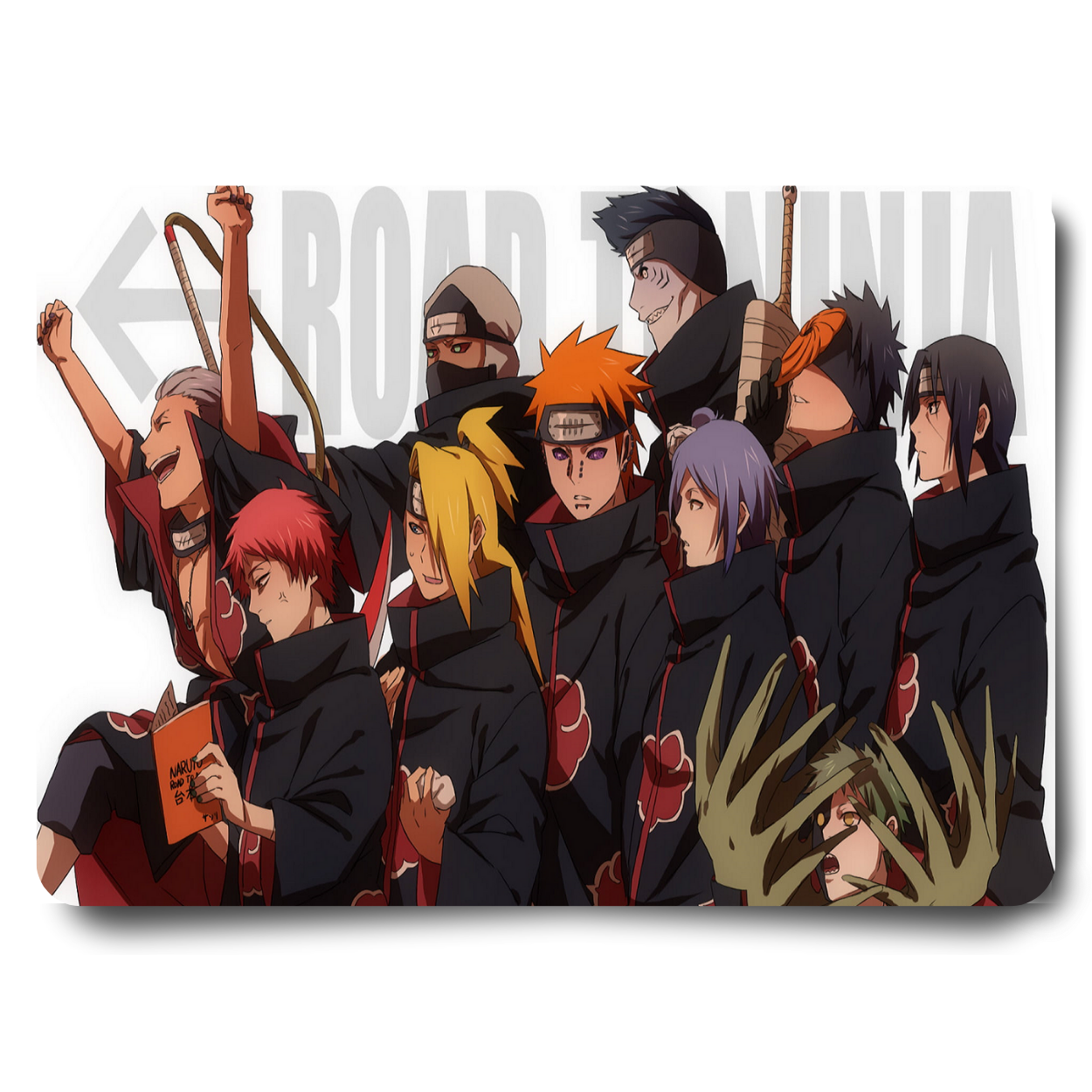 Replix Anime Mouse Pad (9 inch x 7 inch) - Akatsuki 5 Printed Mousepad Mousepad