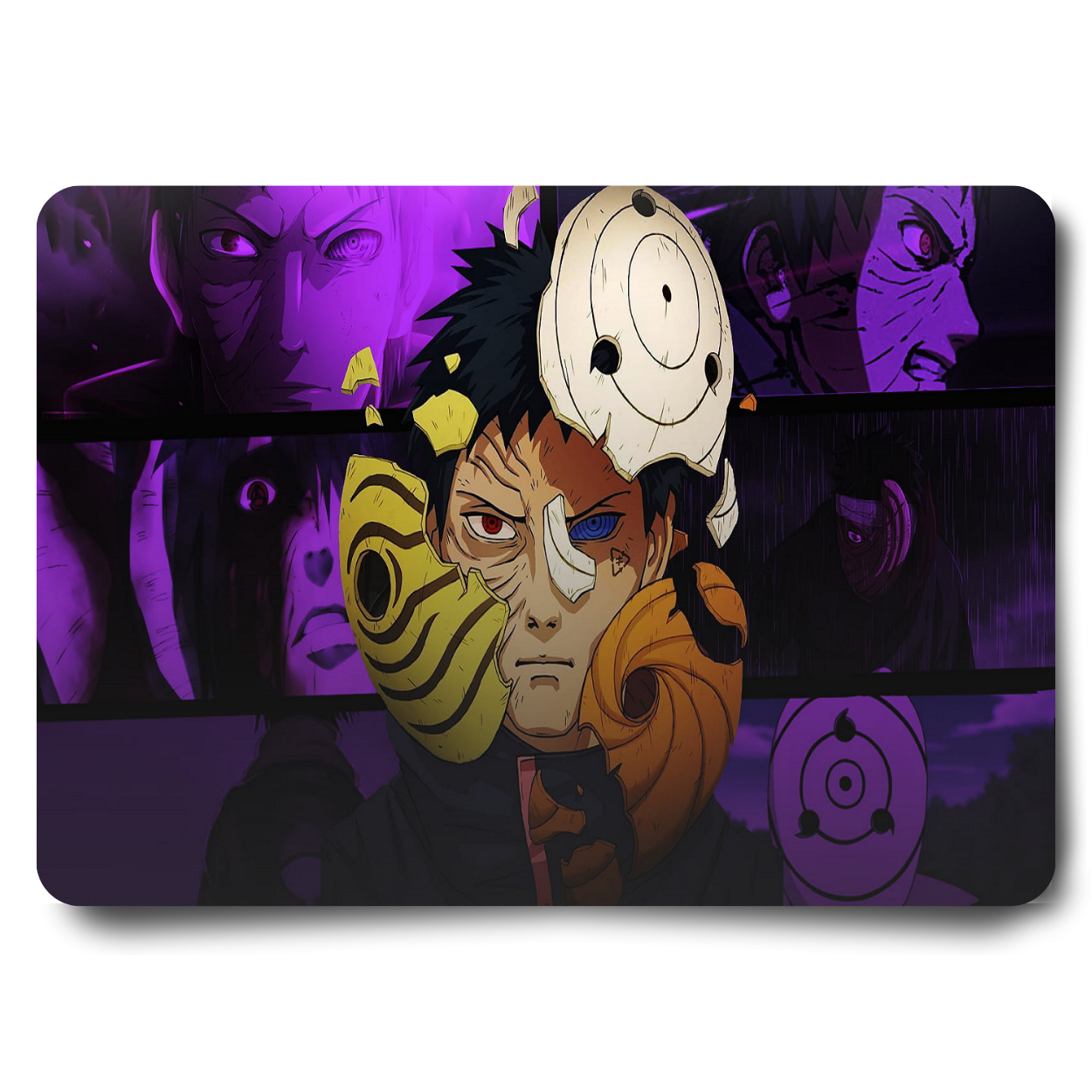 Replix Anime Mouse Pad (9 inch x 7 inch) - Purple Obito Printed Mousepad Mousepad