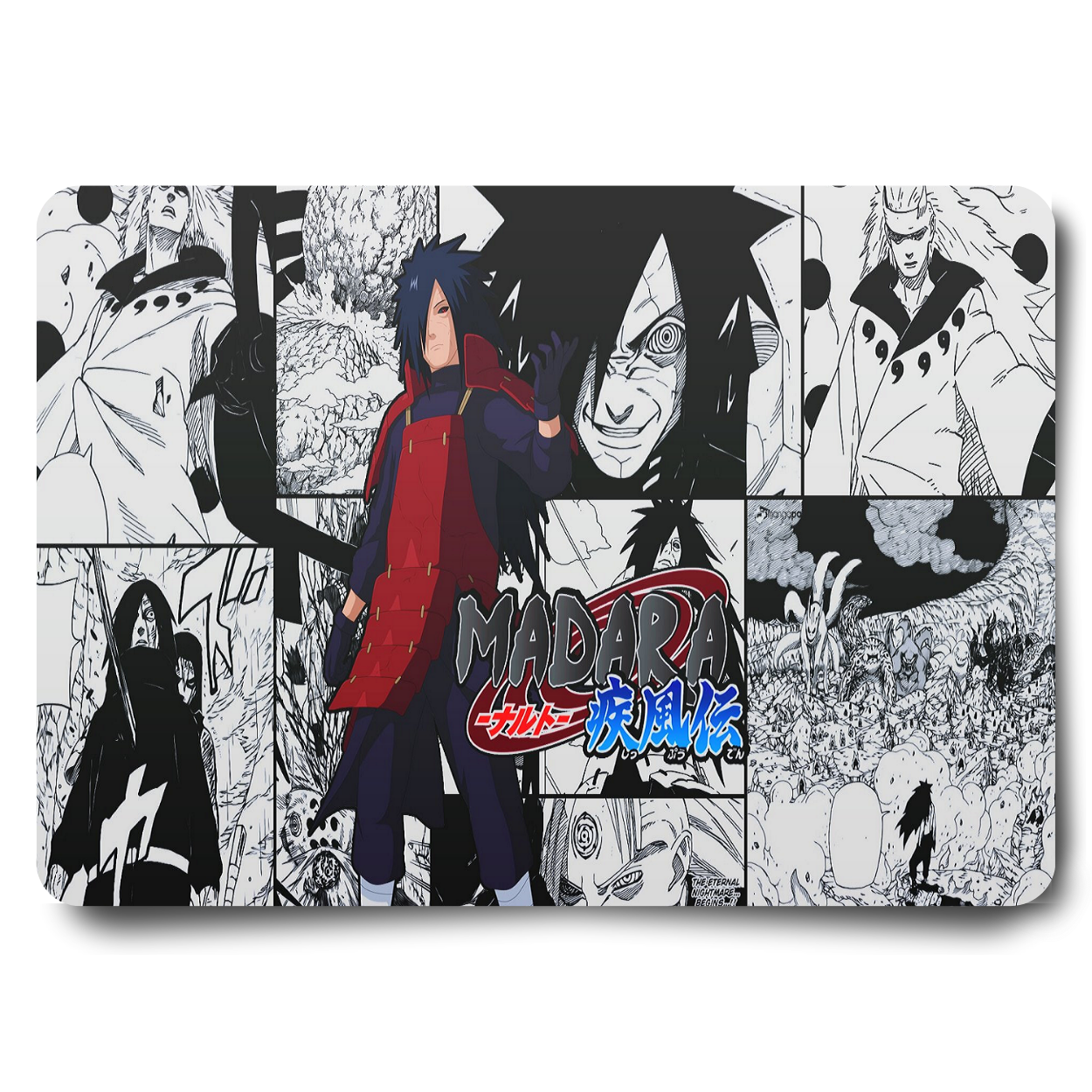 Replix Anime Mouse Pad (9 inch x 7 inch) - Madara Written Printed Mousepad Mousepad