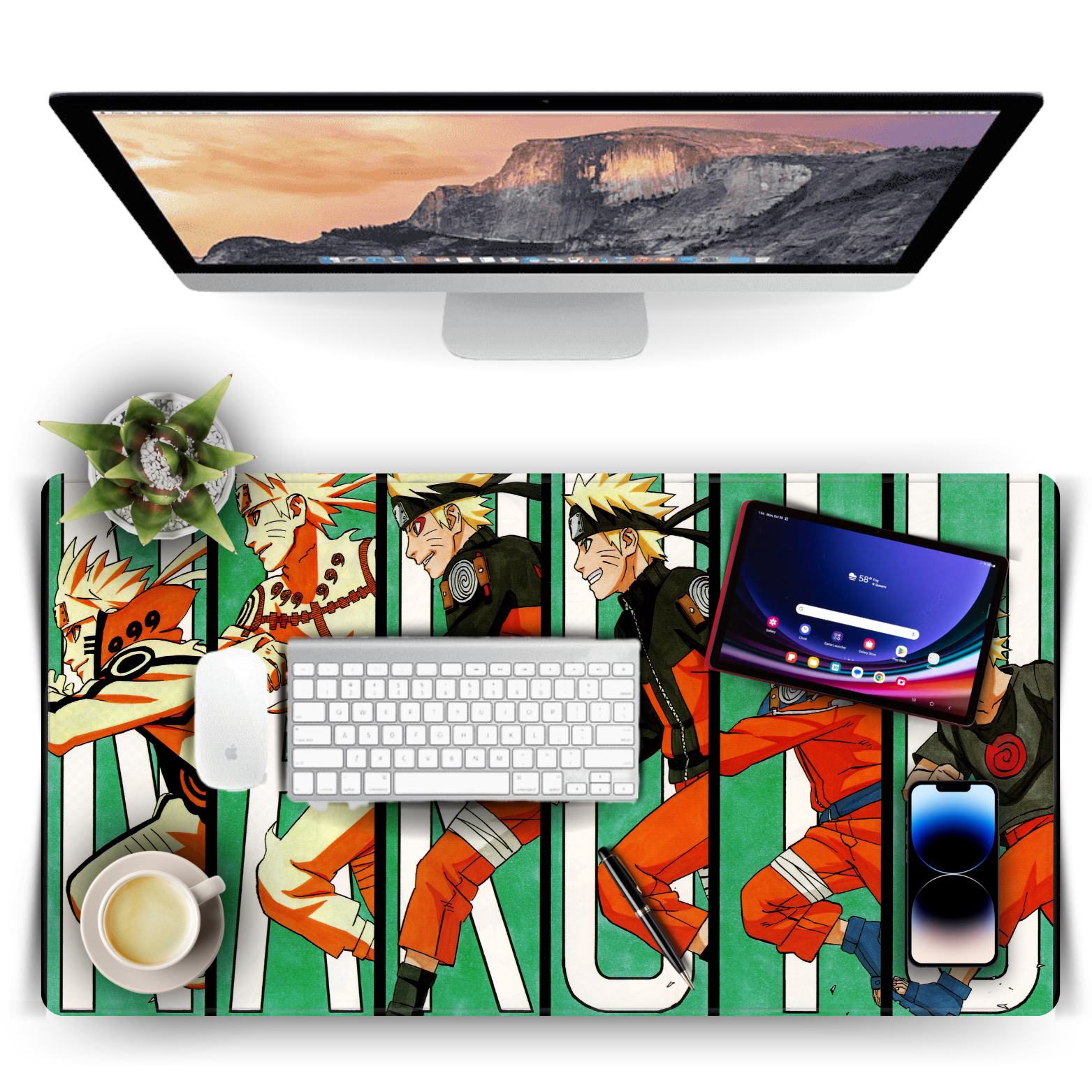 Replix Large Naruto Anime Printed Mousepad with Smooth Mouse Control Mouse Pad for Laptop Mousepad