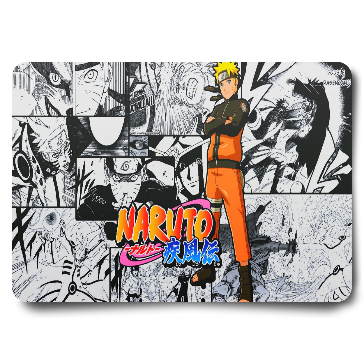 Replix Anime Mouse Pad (9 inch x 7 inch) - Naruto Written Printed Mousepad Mousepad