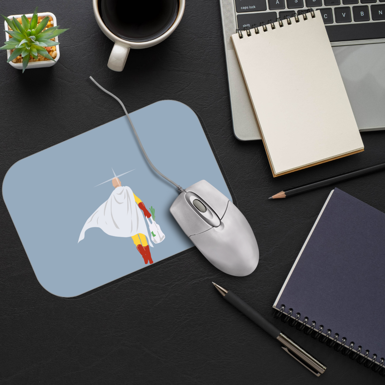 Replix Anime Mouse Pad (9 inch x 7 inch) - Sitama Printed Mousepad Mousepad