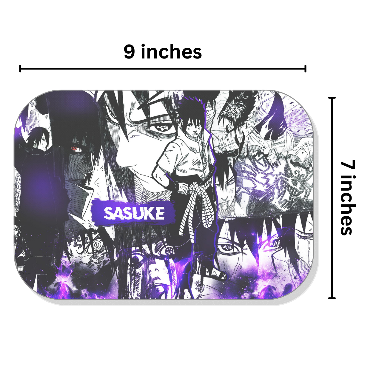 Replix Anime Mouse Pad (9 inch x 7 inch) - Sasuke 5 Printed Mousepad Mousepad