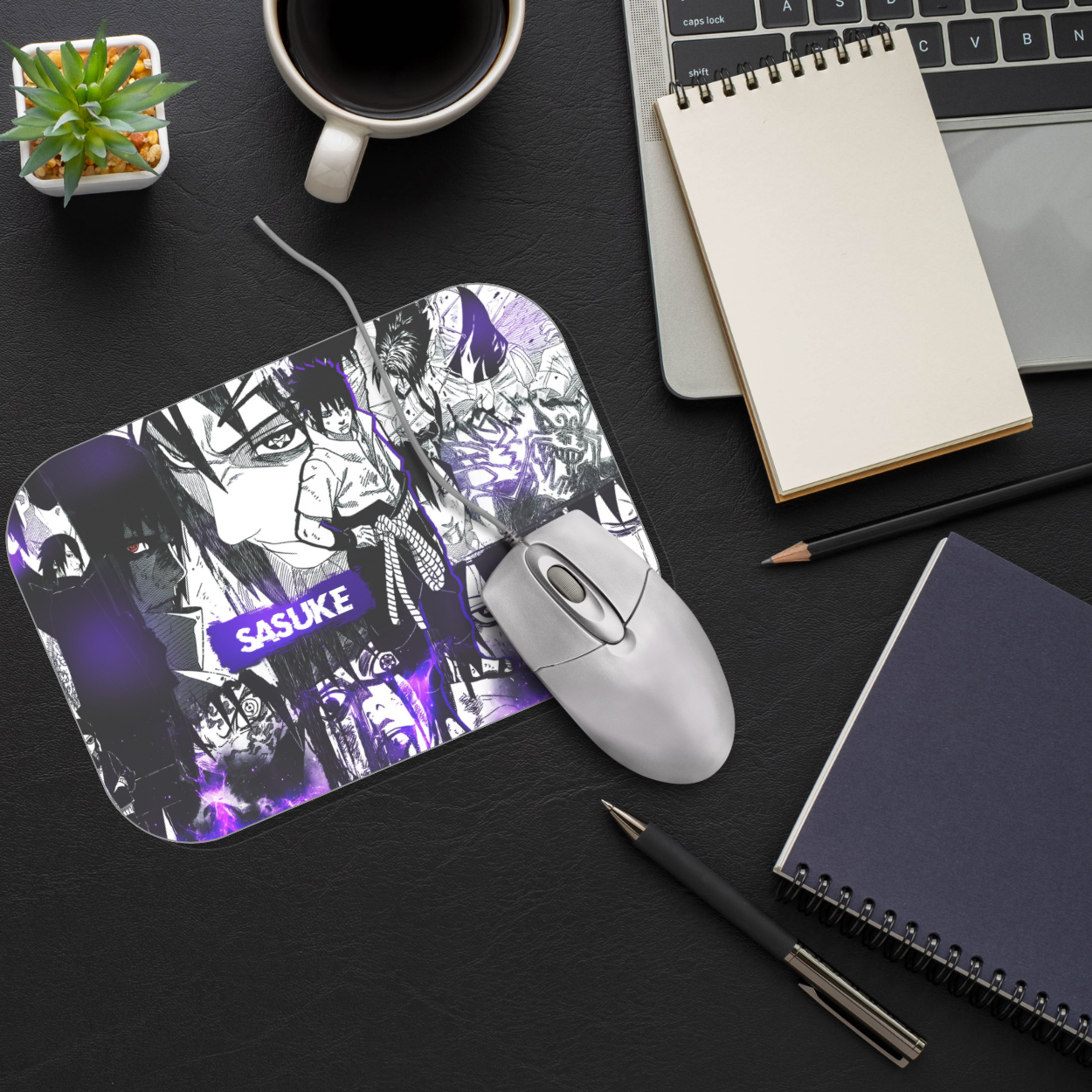 Replix Anime Mouse Pad (9 inch x 7 inch) - Sasuke 5 Printed Mousepad Mousepad