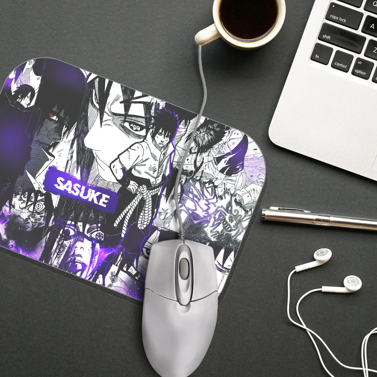 Replix Anime Mouse Pad (9 inch x 7 inch) - Sasuke 5 Printed Mousepad Mousepad