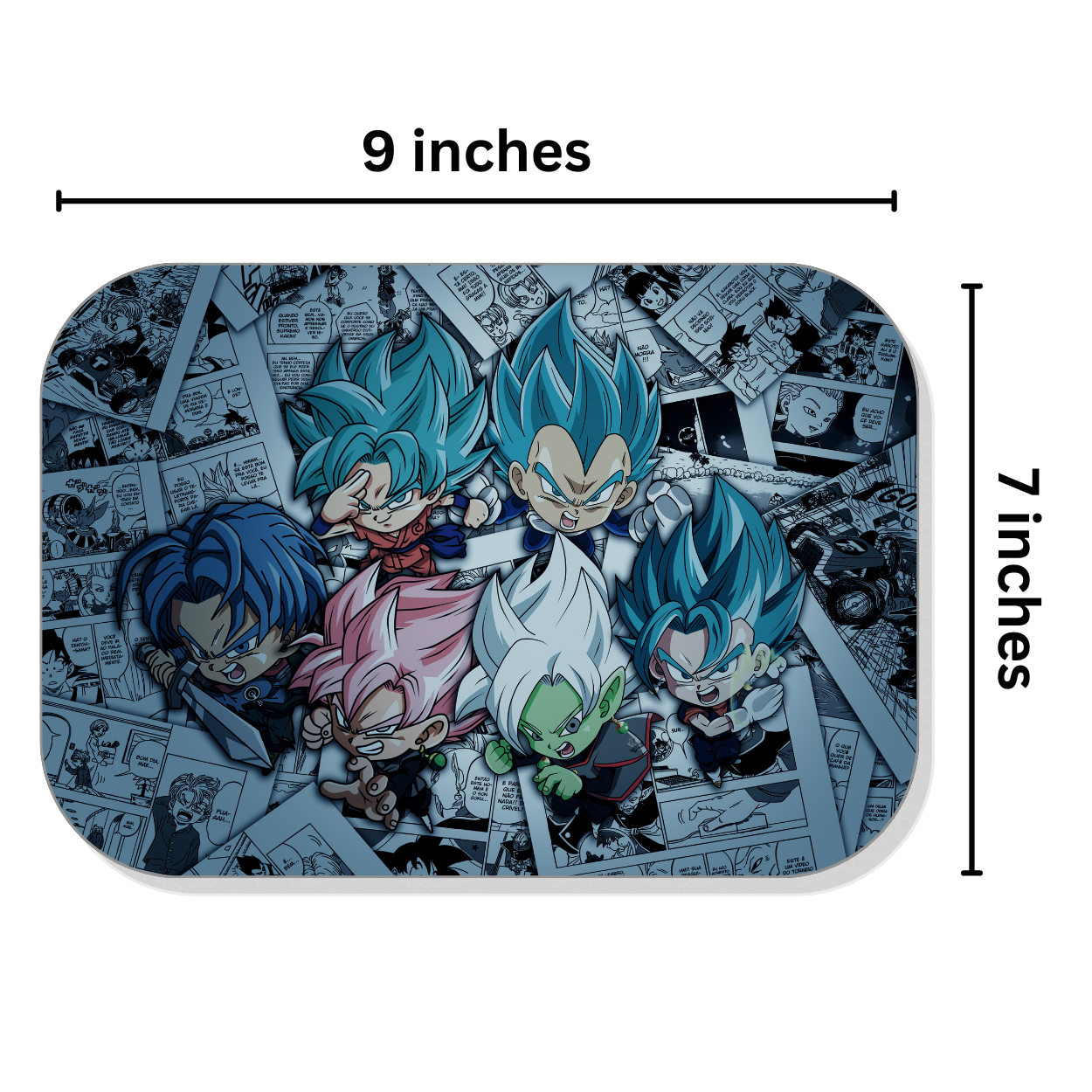 Replix Anime Mouse Pad (9 inch x 7 inch) - Goku Printed Mousepad Mousepad