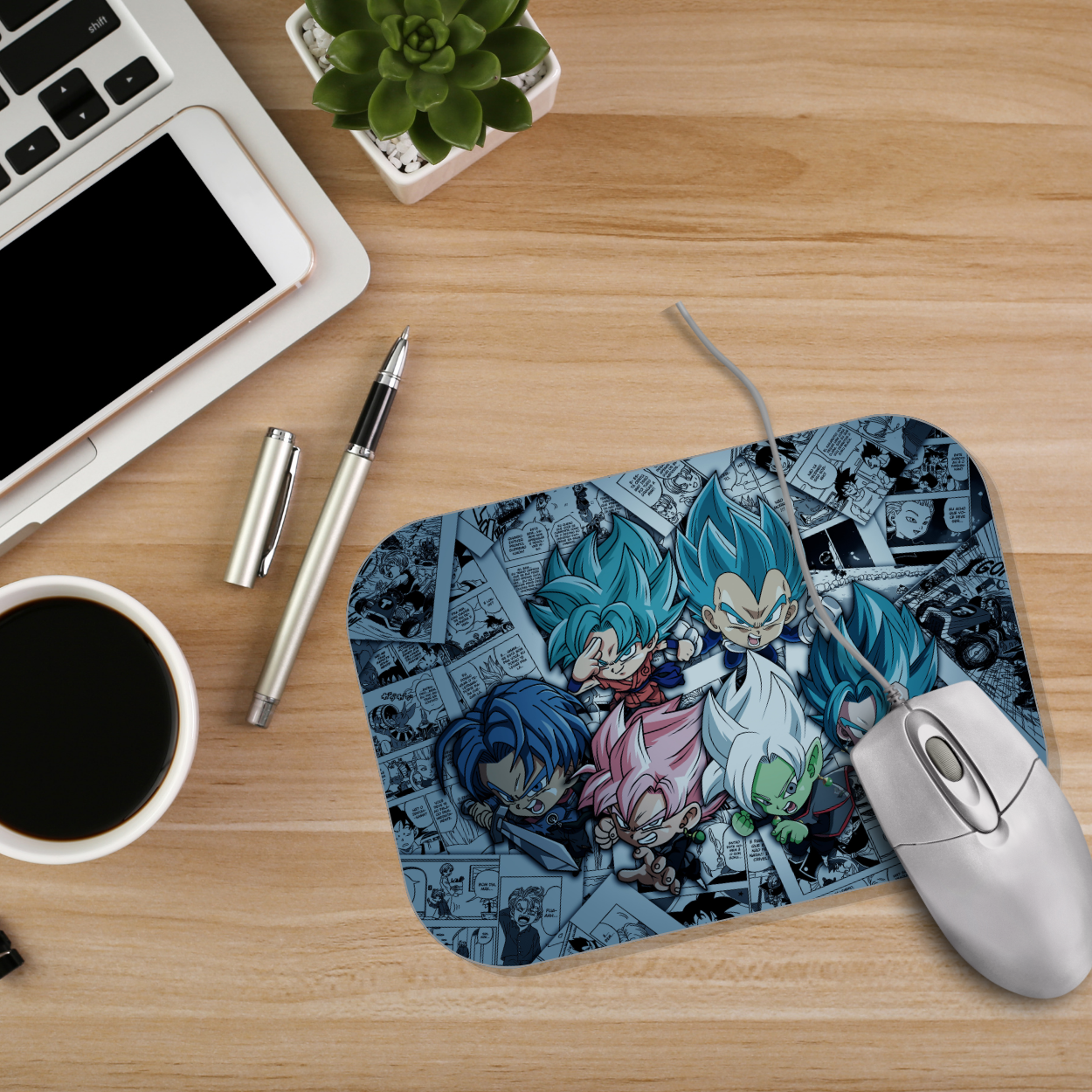 Replix Anime Mouse Pad (9 inch x 7 inch) - Goku Printed Mousepad Mousepad