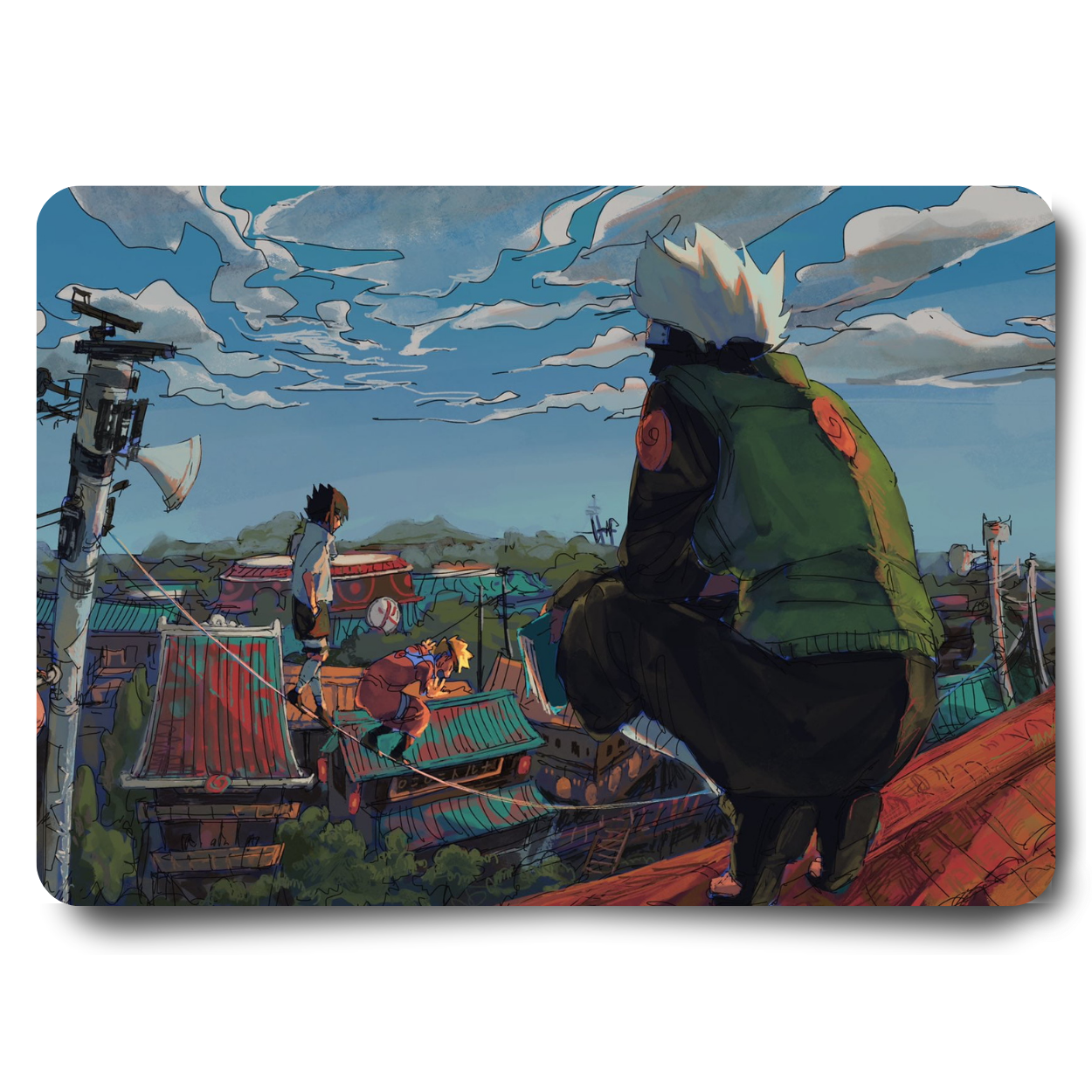 Replix Anime Mouse Pad (9 inch x 7 inch) - Kakashi Printed Mousepad Mousepad