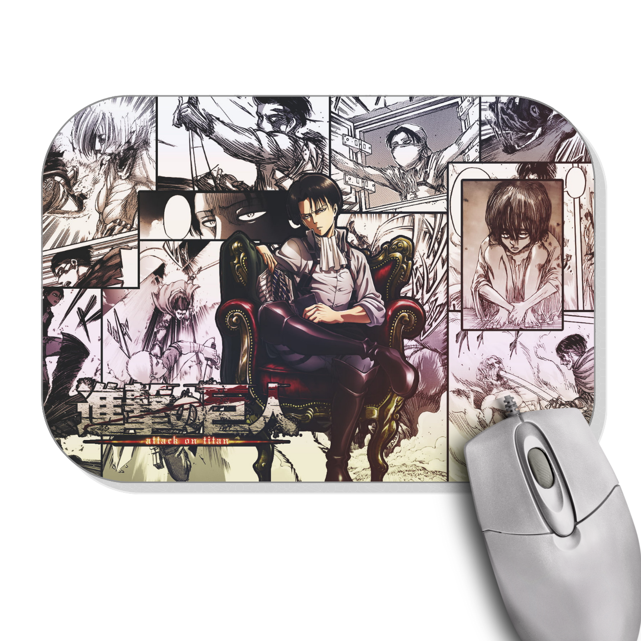 Replix Anime Mouse Pad (9 inch x 7 inch) - Captain Levi Printed Mousepad Mousepad
