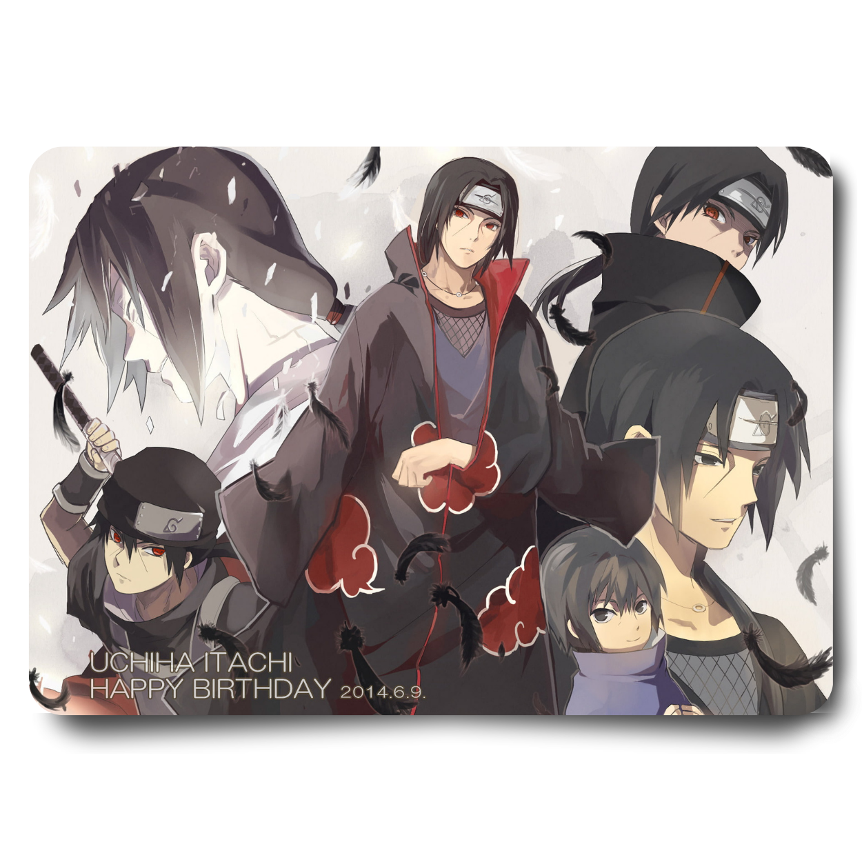 Replix Anime Mouse Pad (9 inch x 7 inch) - Naruto Itachi B Printed Mousepad Mousepad