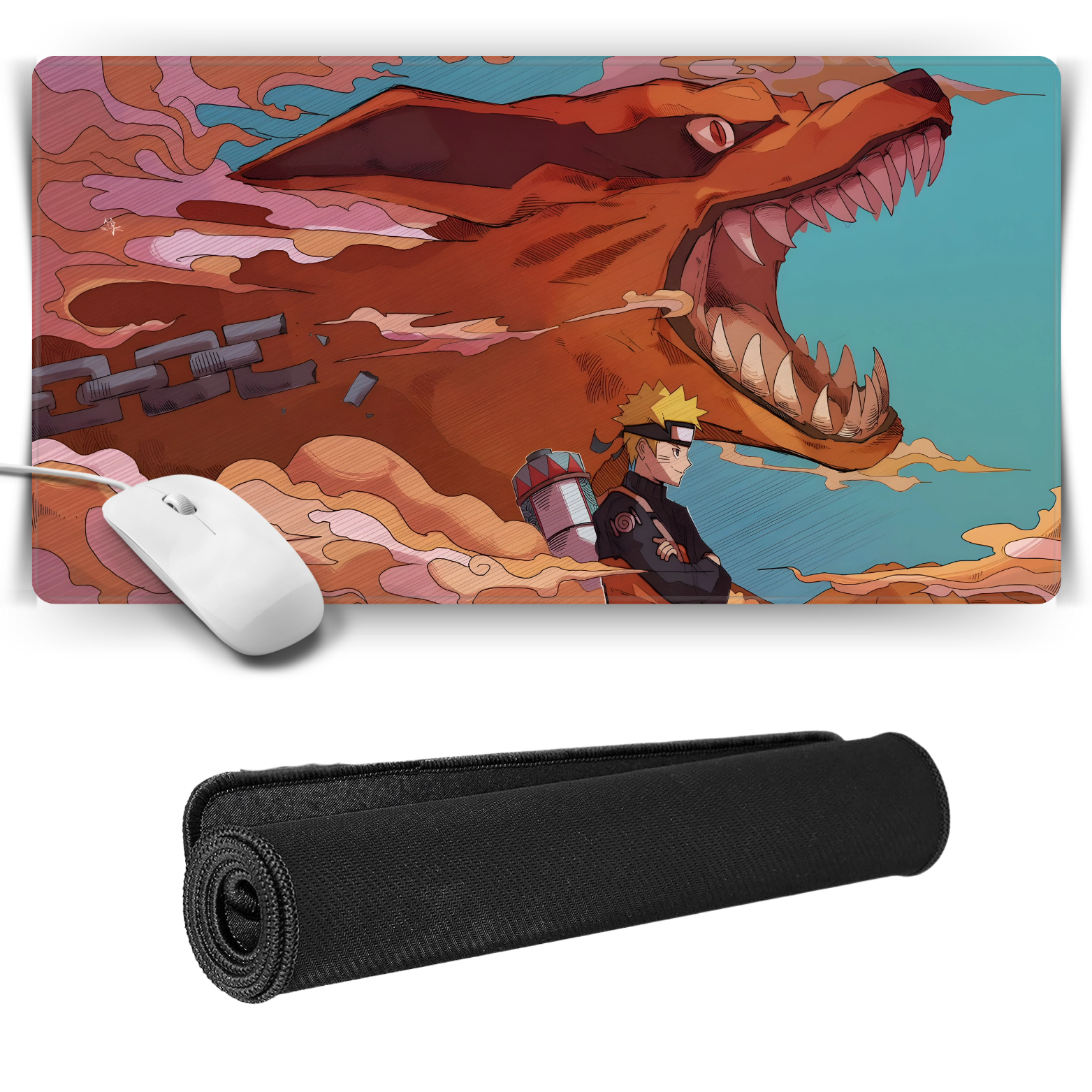 Replix Large Naruto 1 Anime Printed Mousepad with Smooth Mouse Control Mouse Pad for Laptop Mousepad