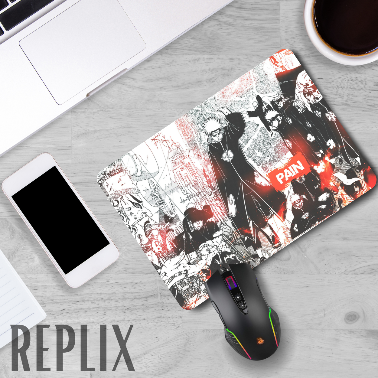 Replix Anime Mouse Pad (9 inch x 7 inch) - Pain A Printed Mousepad Mousepad