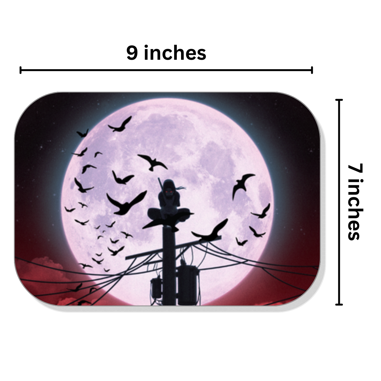 Replix Anime Mouse Pad (9 inch x 7 inch) - Itachi A Printed Mousepad