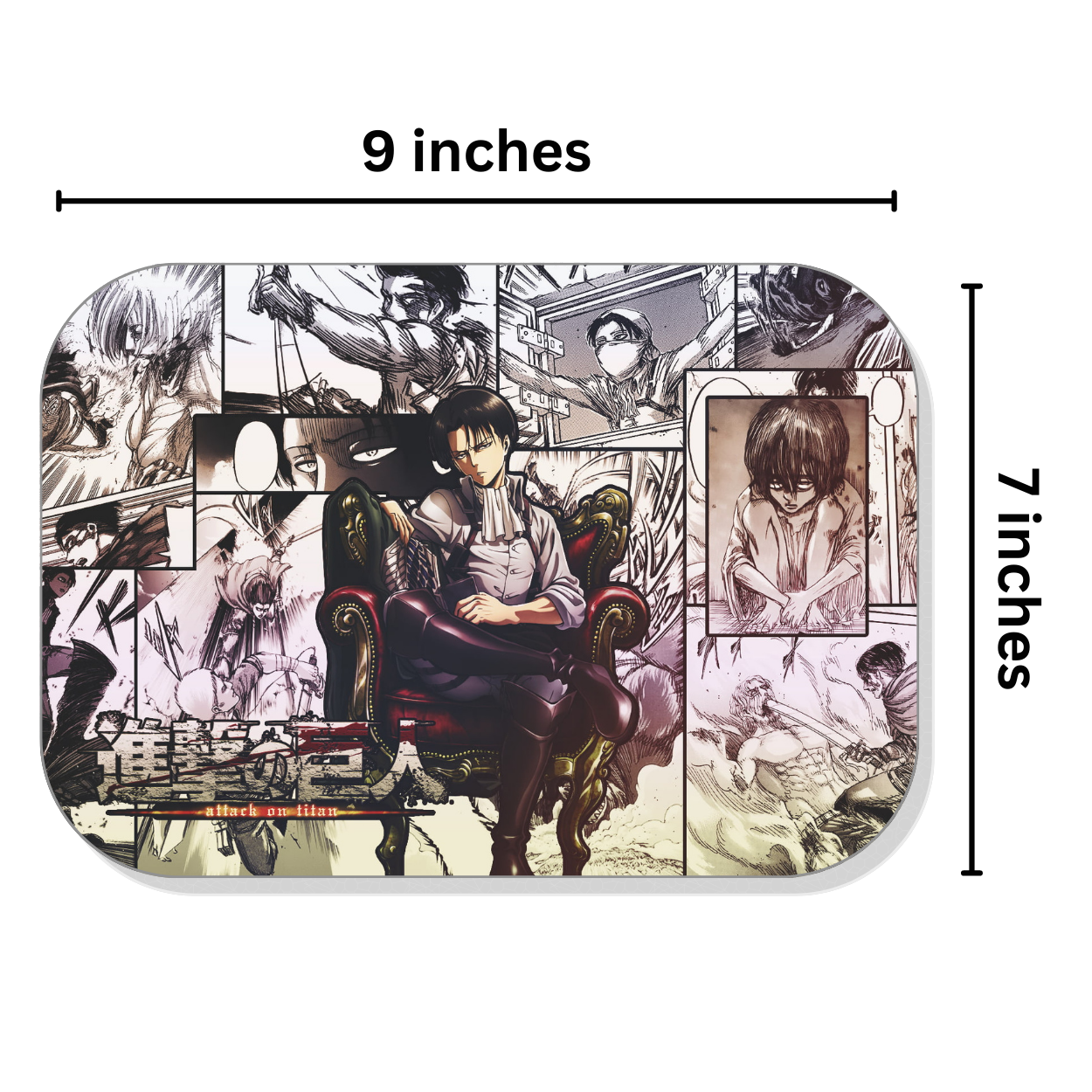 Replix Anime Mouse Pad (9 inch x 7 inch) - Captain Levi Printed Mousepad Mousepad