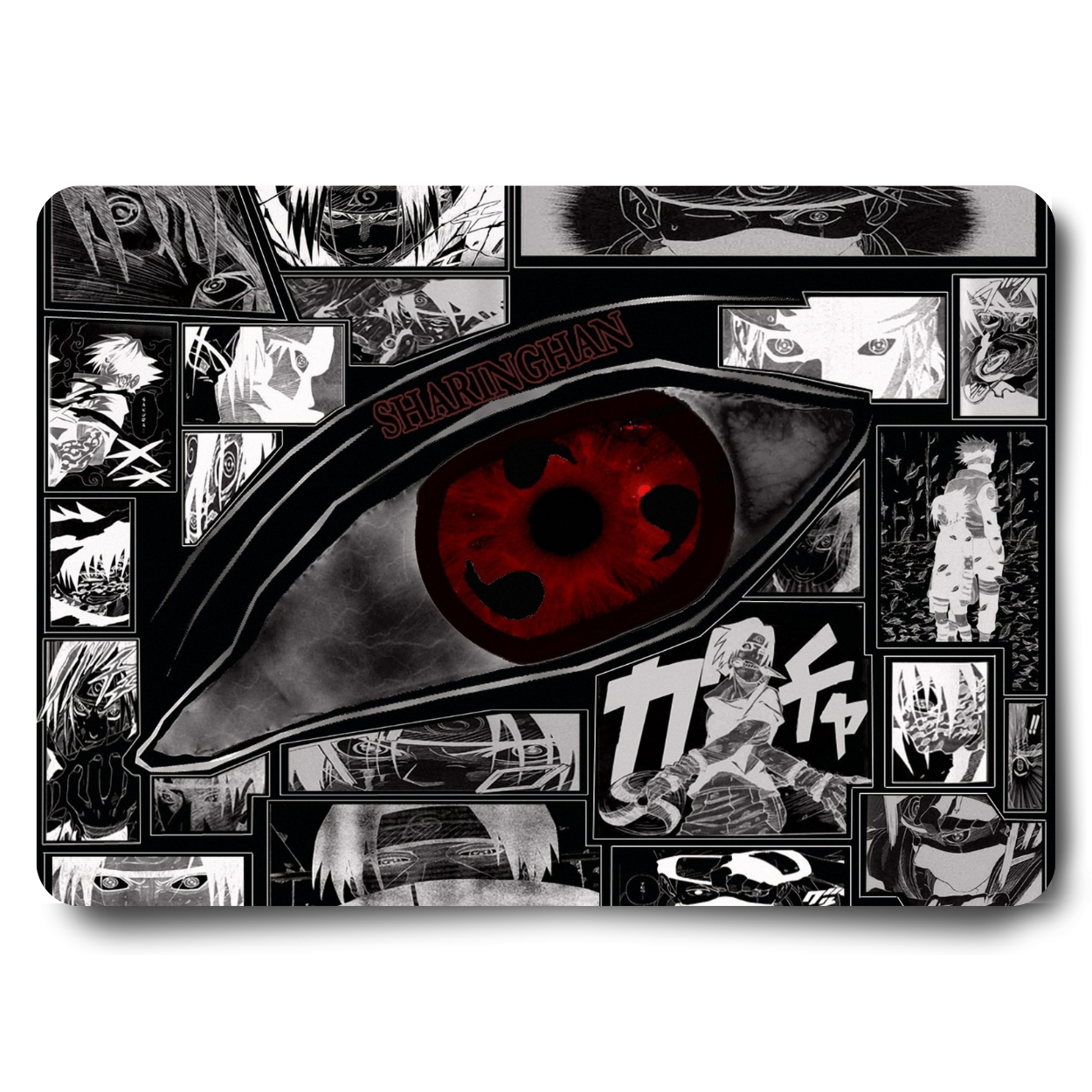 Replix Anime Mouse Pad (9 inch x 7 inch) - Sharingan Printed Mousepad Mousepad
