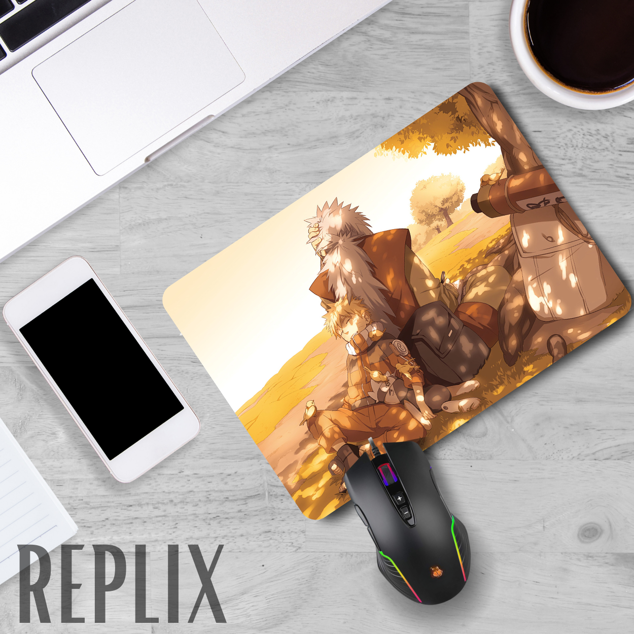 Replix Anime Mouse Pad (9 inch x 7 inch) - Naruto-Jiraya Printed Mousepad