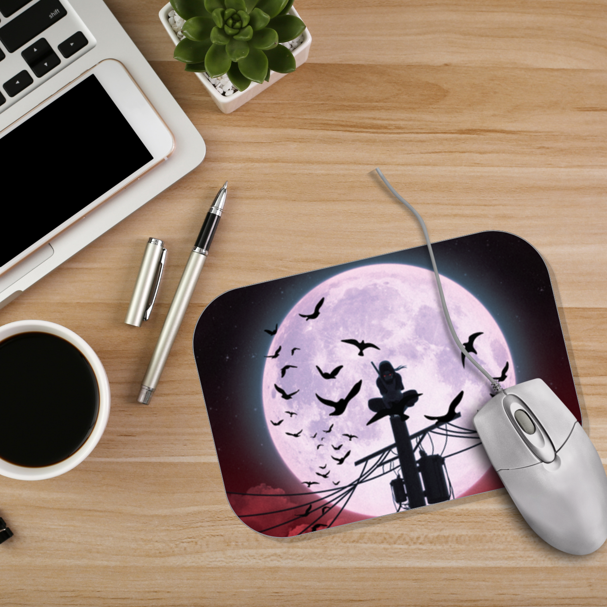 Replix Anime Mouse Pad (9 inch x 7 inch) - Itachi A Printed Mousepad