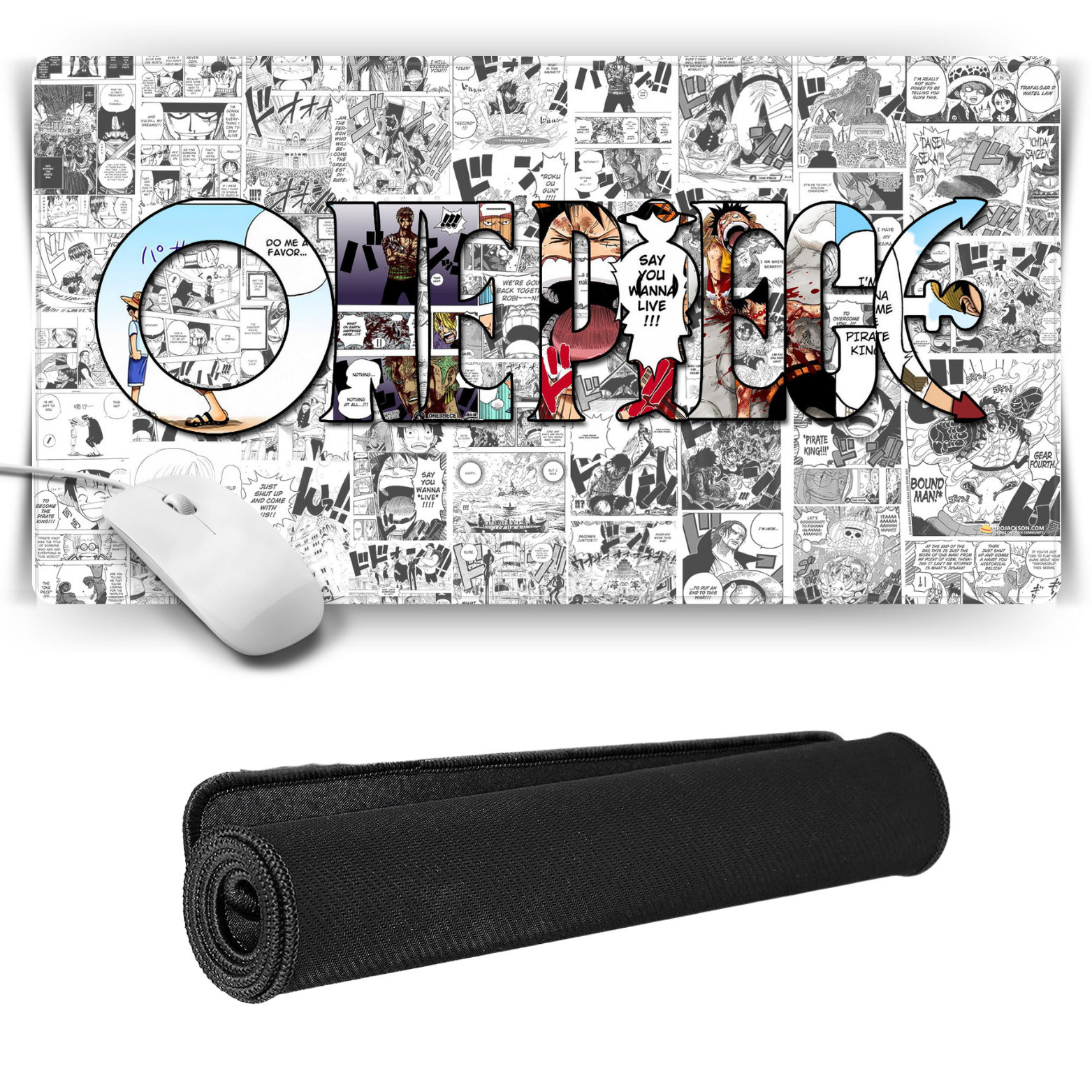 Replix Large One Piece Anime Printed Mousepad with Smooth Mouse Control Mouse Pad for Laptop Mousepad