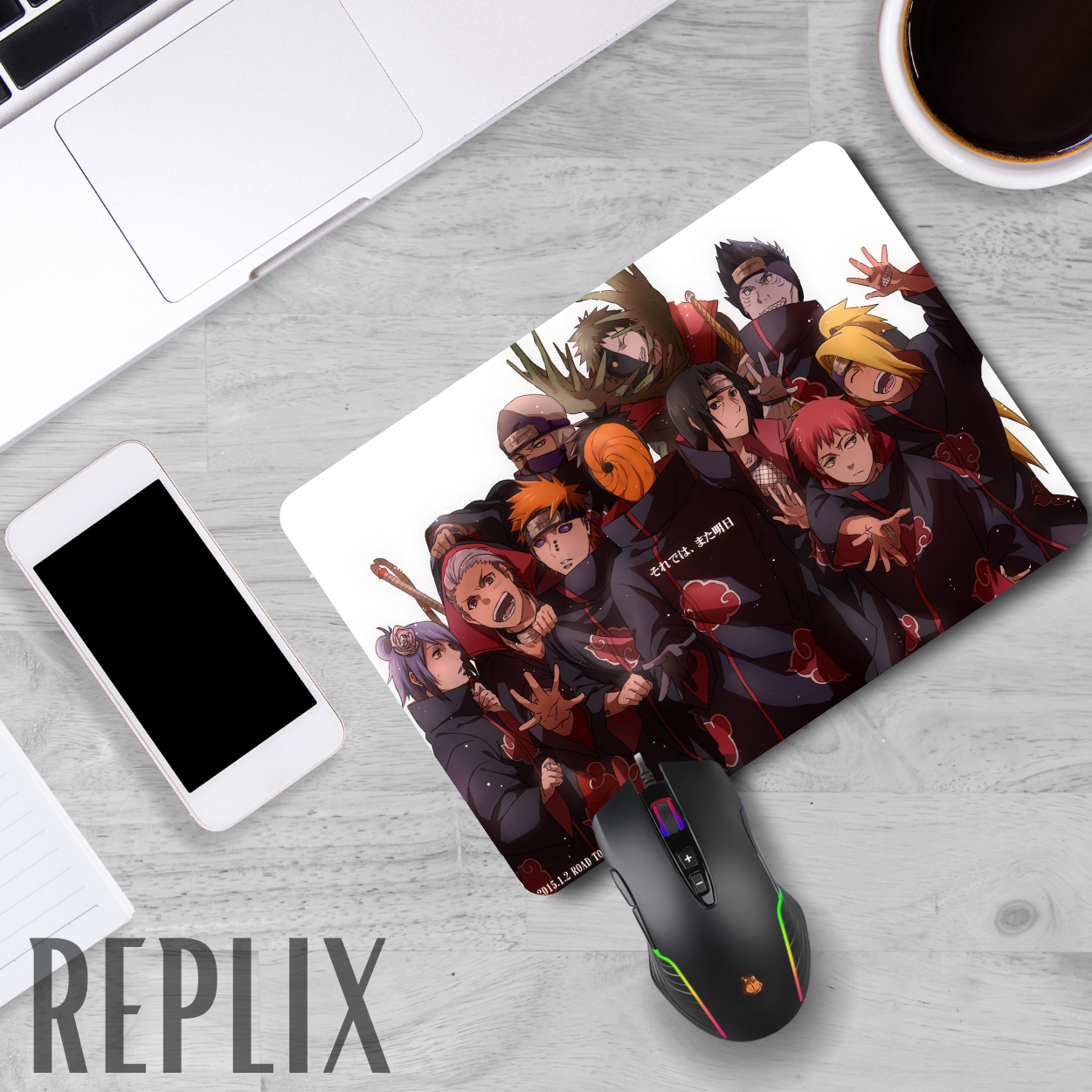 Replix Anime Mouse Pad (9 inch x 7 inch) - Akatsuki 1 Printed Mousepad
