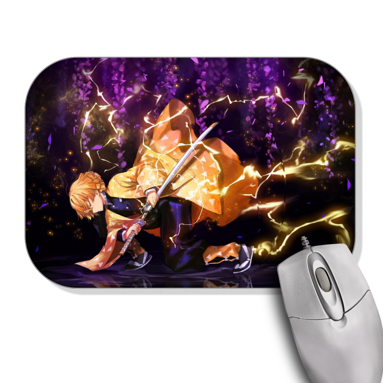 Replix Anime Mouse Pad (9 inch x 7 inch) - Zenitsu Printed Mousepad Mousepad