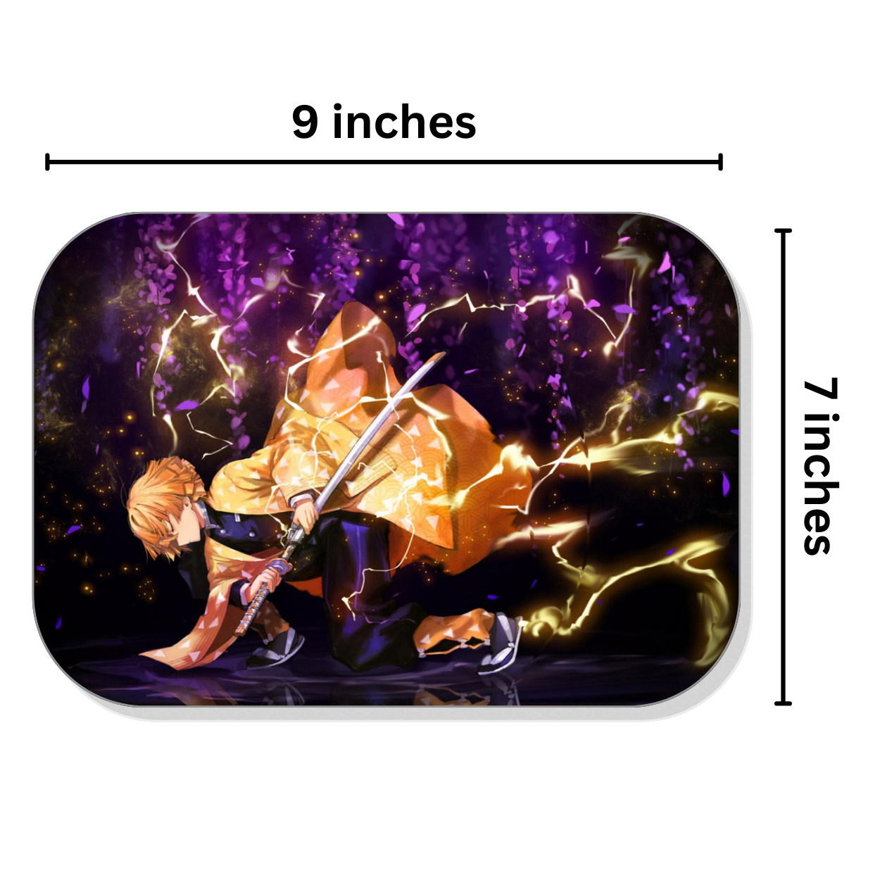 Replix Anime Mouse Pad (9 inch x 7 inch) - Zenitsu Printed Mousepad Mousepad