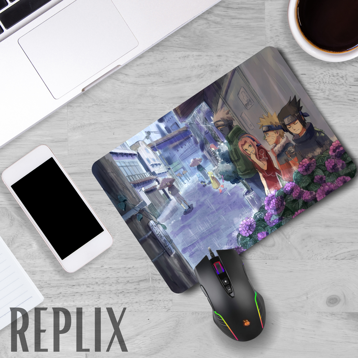 Replix Anime Mouse Pad (9 inch x 7 inch) - Naruto 2 Printed Mousepad Mousepad