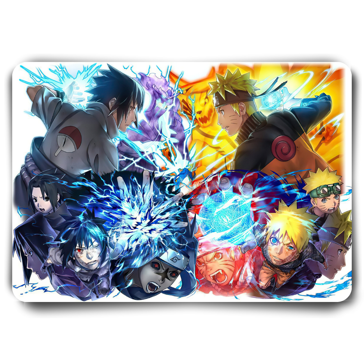Replix Anime Mouse Pad (9 inch x 7 inch) - Naruto Sasuke Printed Mousepad Mousepad