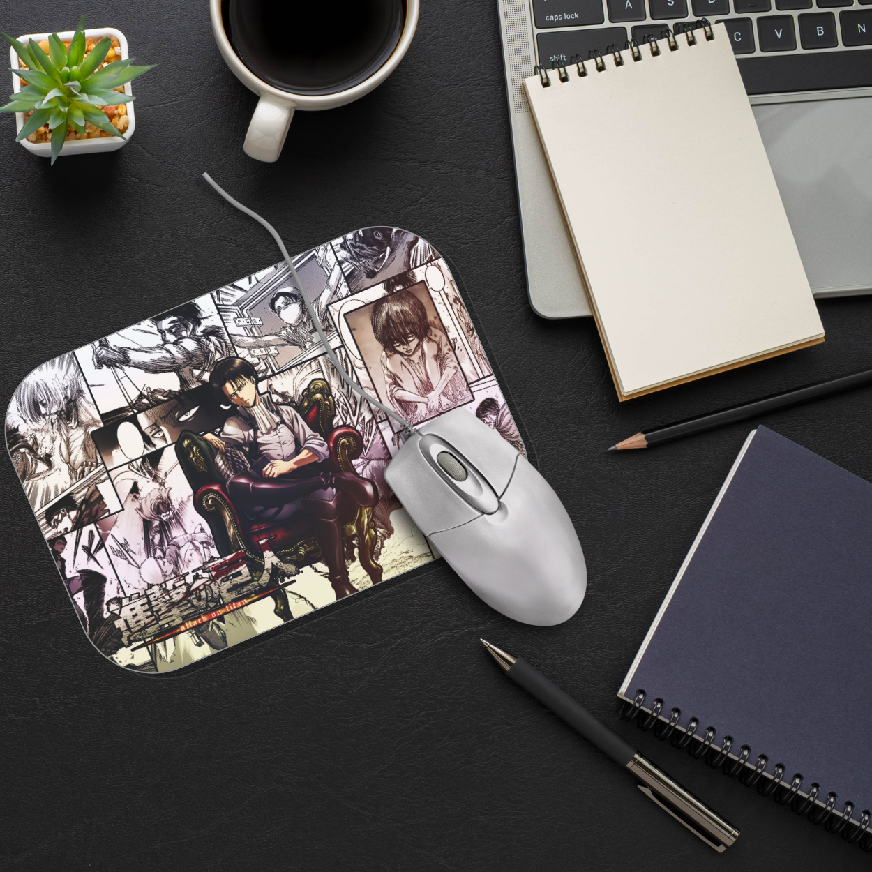 Replix Anime Mouse Pad (9 inch x 7 inch) - Captain Levi Printed Mousepad Mousepad